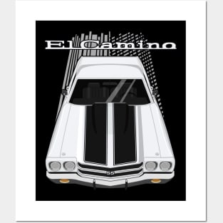 Chevrolet El Camino SS 1970 - white Posters and Art